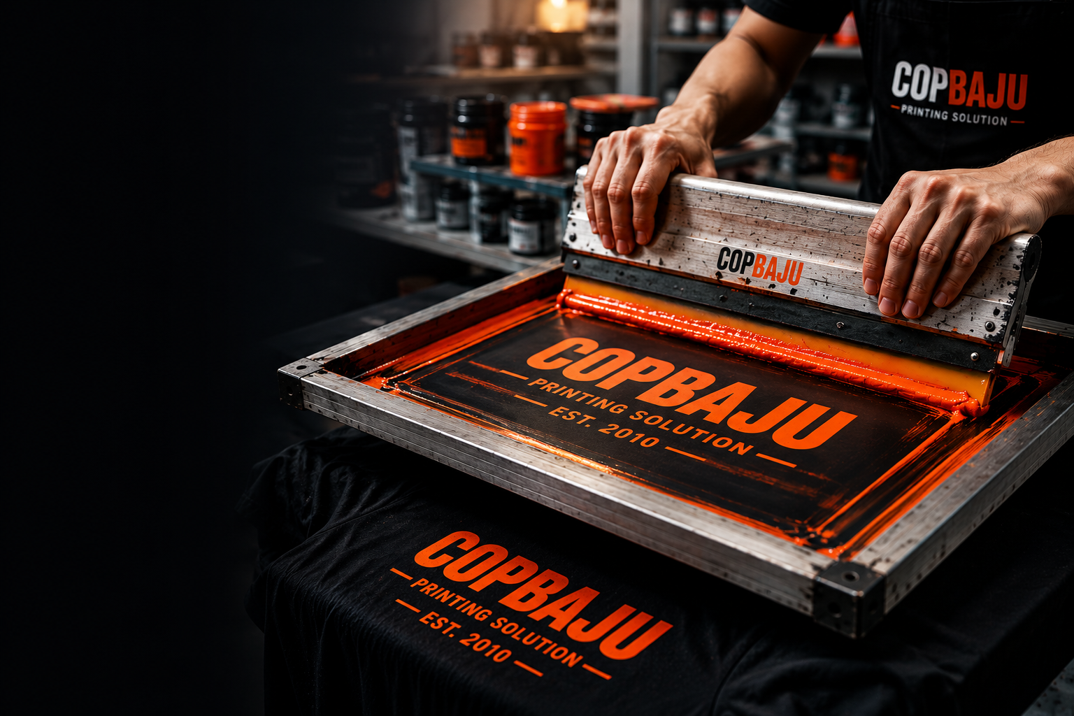 Cetak Baju Silkscreen